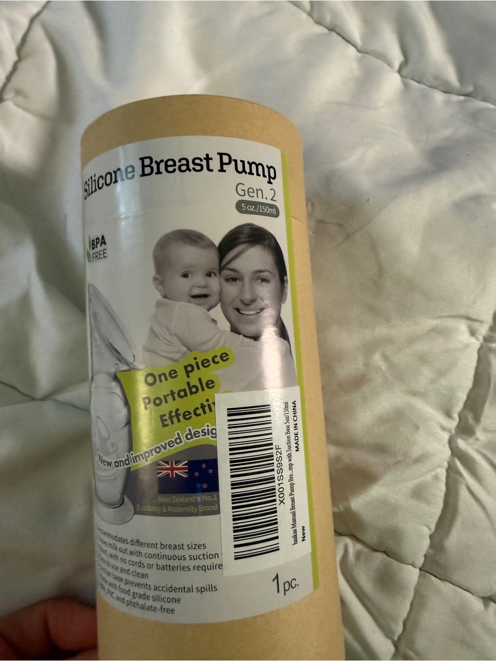 Haakaa Silicone Breast Pump - BPA FREE Gen 1 - 4Oz 100ml - NEW